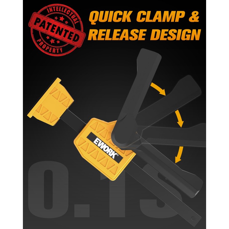 EWORK Bench Dog Clamp 3/4" (19mm) Up to 155 Lbs