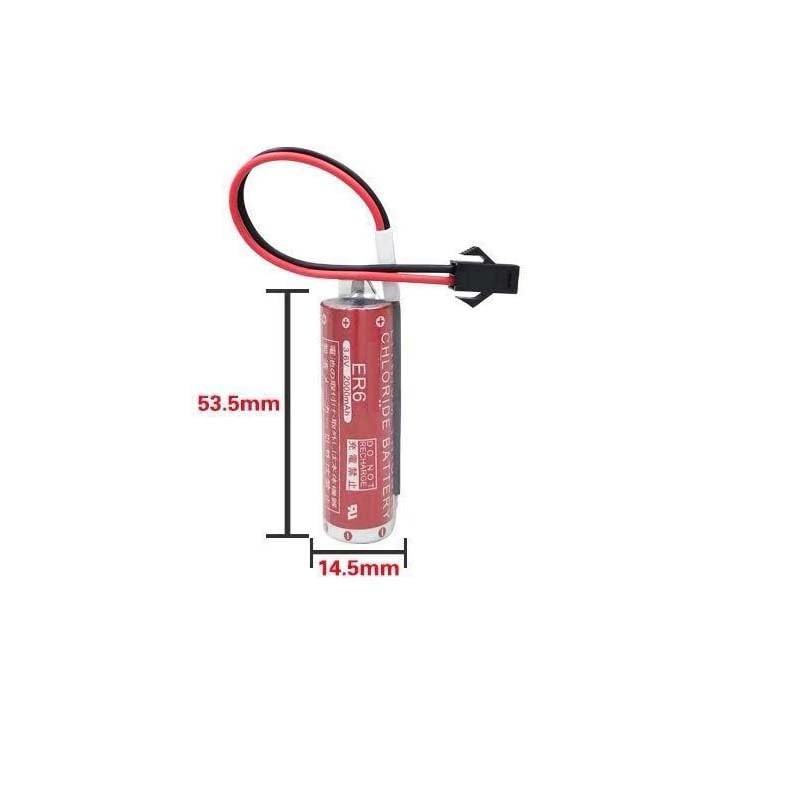 KUANMAI (5Pcs) ER6/3.6V 2000mAh Battery for Maxell ER6/3.6V Robot 5096-434