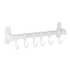 Wall Mount Utensil Rail Rack Easy Sliding Space Aluminum Kitchen