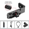 Quick-Release Tripod L-Bracket for Insta360 X4 Action Camera with Horizontal/Vertical
