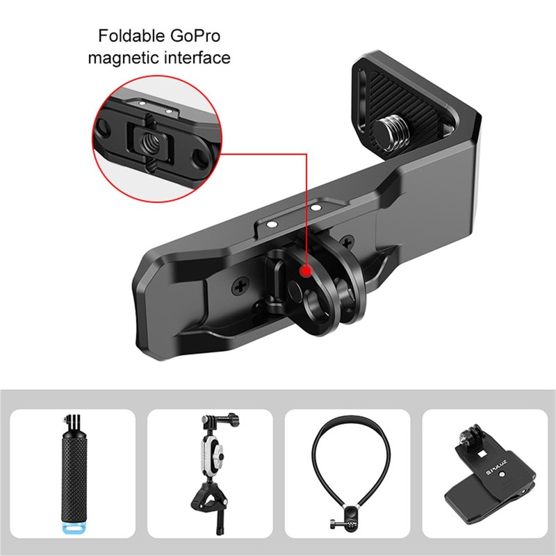 Quick-Release Tripod L-Bracket for Insta360 X4 Action Camera with Horizontal/Vertical
