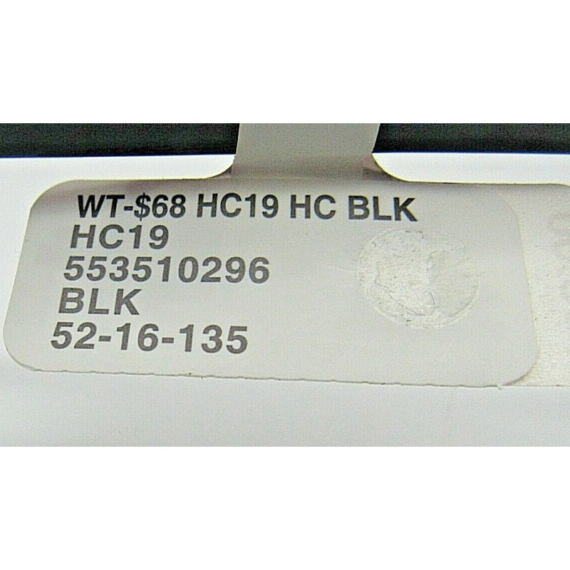 HARD CANDY HC19 HC BLK HC19 553510296 BLK 52-16-135