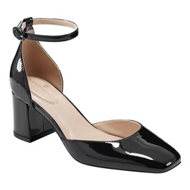 Bandolino Women's Letsadd Pump, Black Patent, 8.5