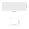 CRYBY Heavy Duty Trellis Netting Roll, 4ft x 3280 ft