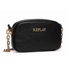 Replay Ladies Faux Leather Handbag, Black 098