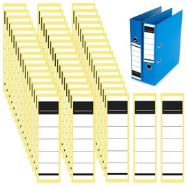 Gekamoyue 50 Stück Ordnerrücken Selbstklebend, 19×5.4cm Ordner Etiketten für 8 cm Breit Ordner, Aufkleber für Ordnerrücken selbstklebend für Büro, Bibliothek, Archivierung