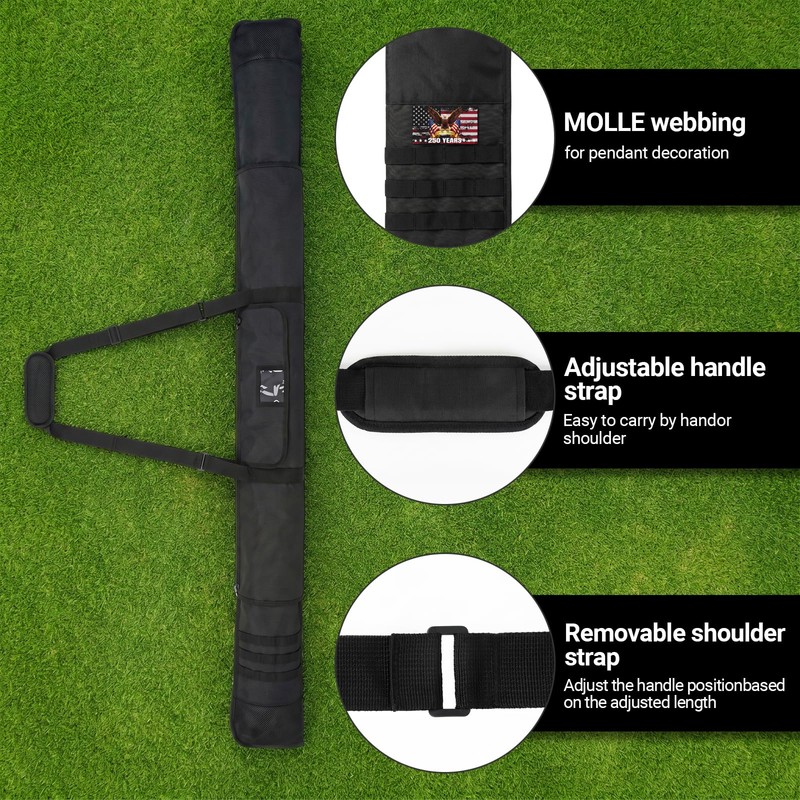 RAWILL Color Guard Flag Bag, Equipment Storage Bag