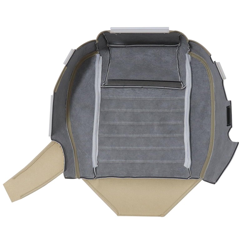 Priprilod Perforated Tan Driver Side Bottom Replacement Seat Cover Fit
