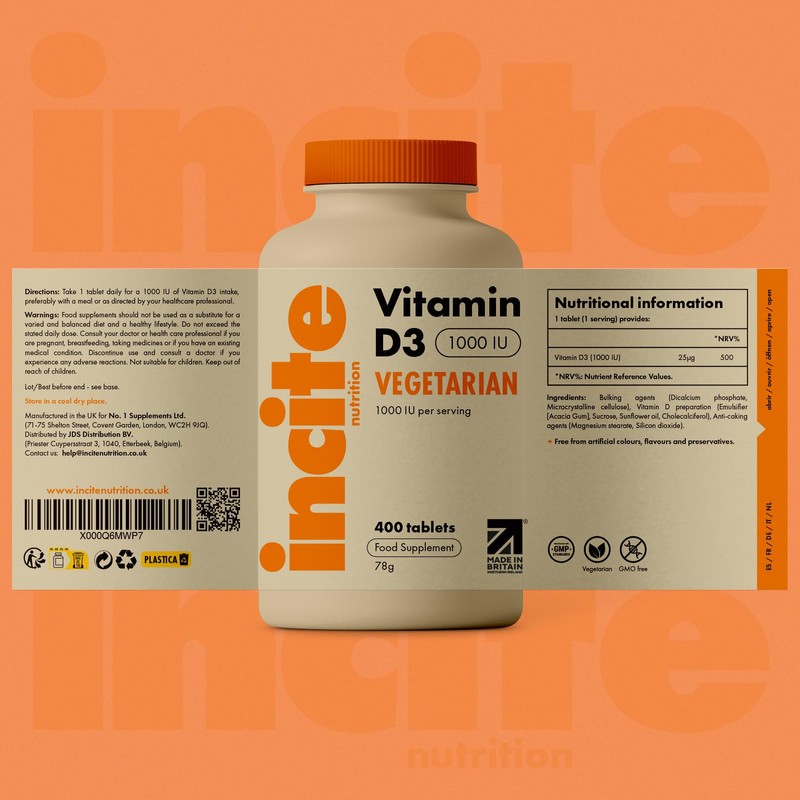 Vitamin D 1000iu - 1+ Year Supply - High Strength