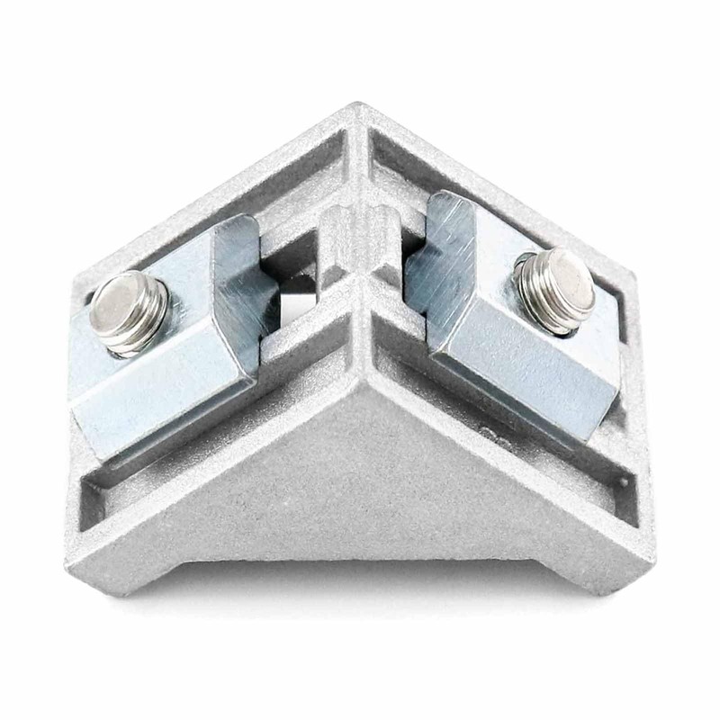 Aluminium Profile 40 x 40 Angle Mounting Set Aluminium Mounting