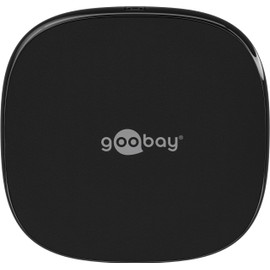 goobay 64675 Wireless Charger 15 W/Charging Station Compatible with QI Enabled Devices/Quick Charge/Overheating Protection
