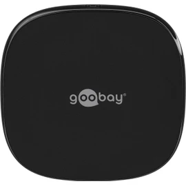 goobay 64675 Wireless Charger 15 W/Charging Station Compatible with QI Enabled Devices/Quick Charge/Overheating Protection