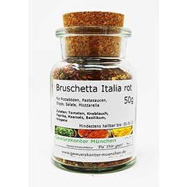 Bruschetta Italia Red 50g in Glass Spice Kontor Munich