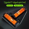 YANNLIHONG T-Shaped Mini Level Platform, Magnetic 4-Function Acrylic Level Ruler,