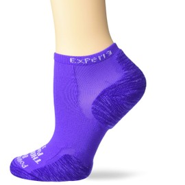 Thorlos Unisex's Experia Xccu Thin Cushion Running Low Cut Socks, Tiger Paw Electric Purple (1 Pair), Small