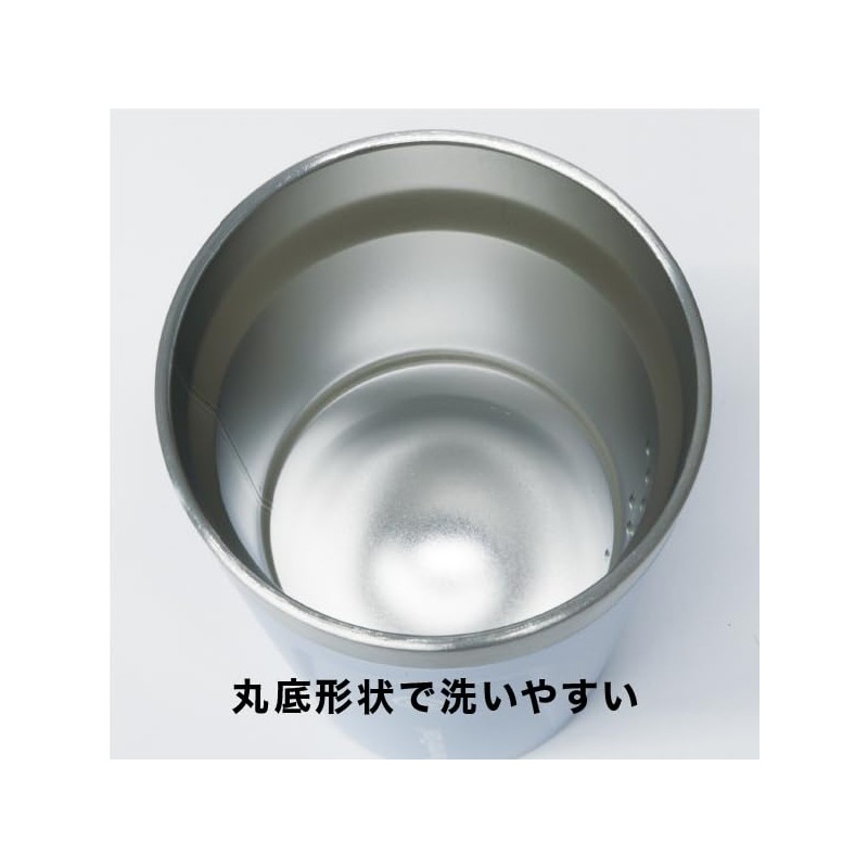 Thermo-Flask Stacked Tumbler (Black, 23.7 fl oz (700 ml), Stylish,