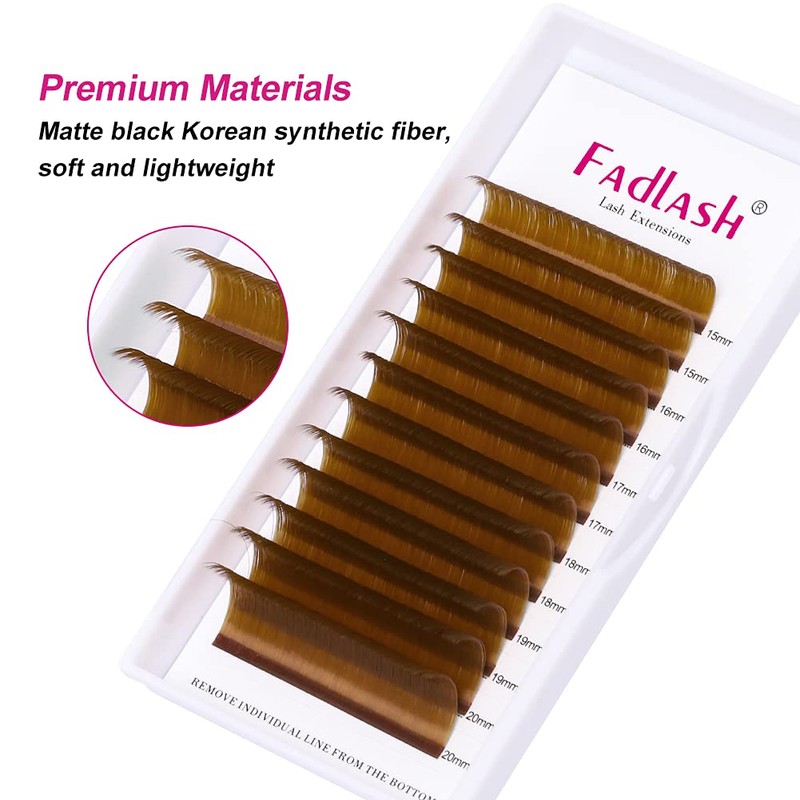 Volume Lash Extensions 0.07 D Curl Easy Fan Volume Lashes