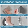 Shower Head Holder Suction Cup Shower Holder No Drilling Strong