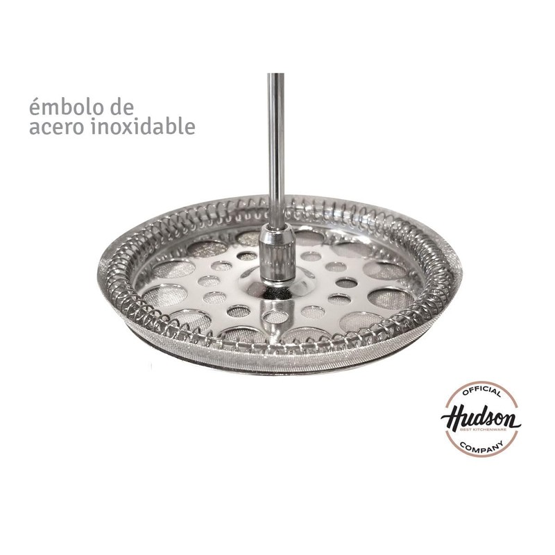 HUDSON French Press Coffee and Tea Maker, 9 cups, Copper