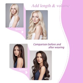 LieblichWelle Tape in Hair Extensions Human Hair Bleach Blonde 16 inch, 20pcs, 40g/Pack - Salon-Grade Quality, Easy Comfort Wear for Young Women (Bleach Blonde, 16 inch)