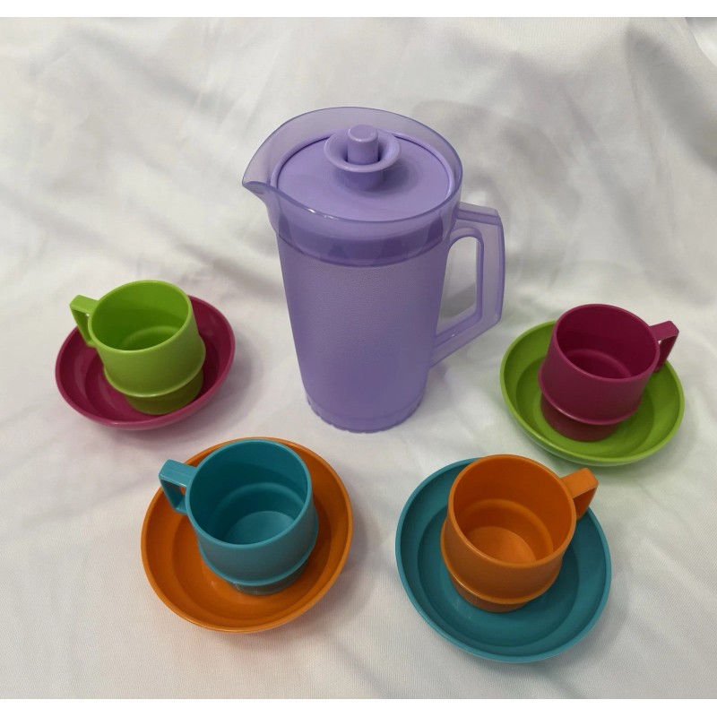 Tupperware Kids Party Set Mini Play Toy Pitcher w/ Tumblers
