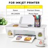 High Quality Printable Clear Vinyl Sticker Paper for Inkjet Printers