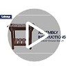 Waterproof Shower Bench, Poly Lumber Shower Stool for Shaving Legs,