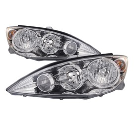 HEADLIGHTSDEPOT Headlight Compatible With 05-06 Toyota Camry LE XLE Left Driver Side Halogen Headlamp
