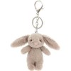 LOHGOU Cute Mini Rabbit Keychain Stuffed Rabbit Bag Decoration Fluffy