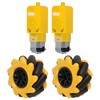 Mecanum Wheel for TT Geared Motor Smart Robot Car Parts