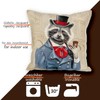 ANRO Cushion Cover Decorative Cushion Sofa Cushion Cover Tapestry Badger