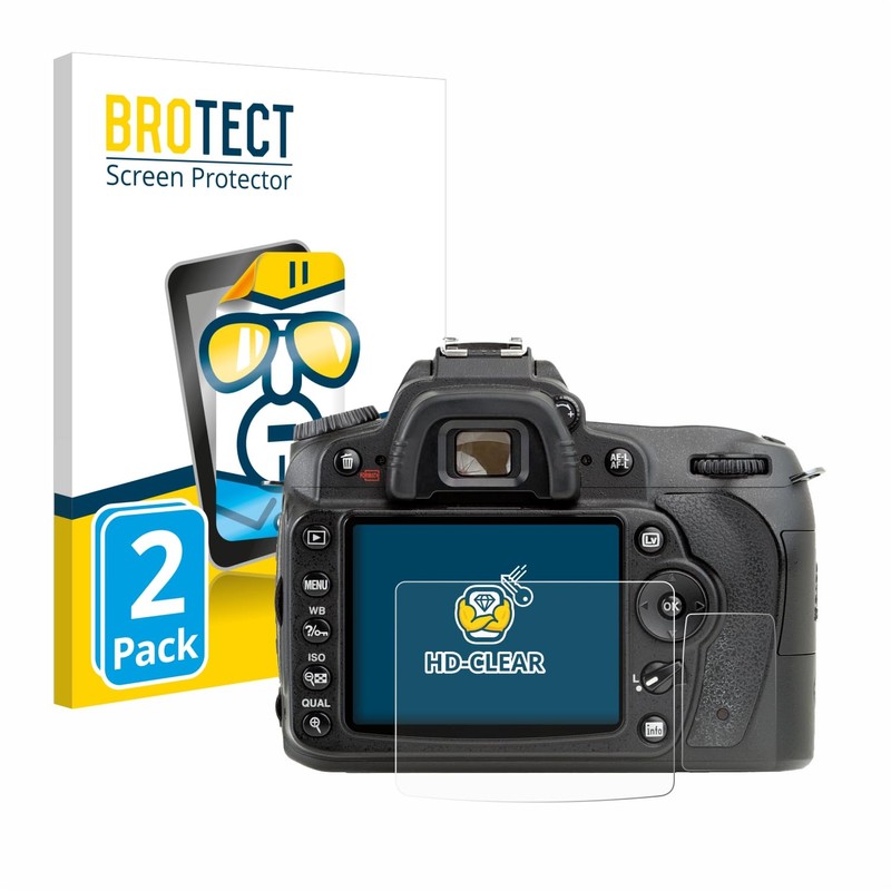 BROTECT Screen Protectors for Nikon D90 Ultra Clear Pack of