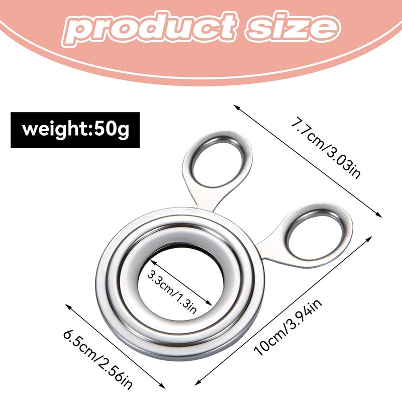 Egg Head Stainless Steel Egg Opener for Boiled Eggs Opener,