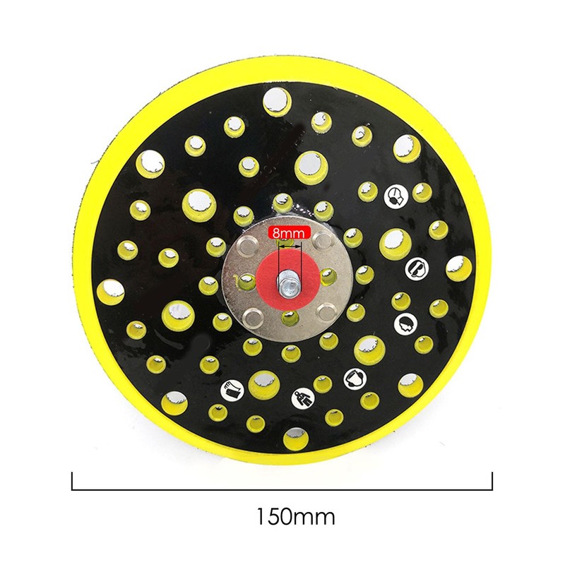 Bamyli Sanding Pad 150 mm Sanding Disc Suitable for Mirka