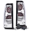 G-PLUS Clear Tail Lights w/Wiring Harness Compatible with 2003 2004