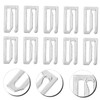 Ipetboom 20 Pack Metal Barber Cape Buckles Haircut Cape Clips