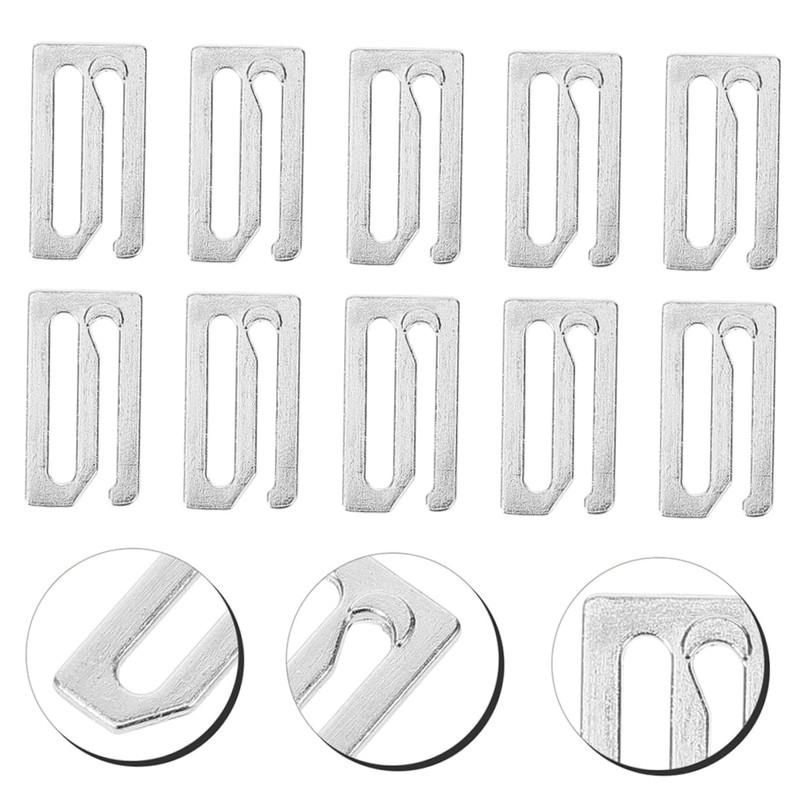 Ipetboom 20 Pack Metal Barber Cape Buckles Haircut Cape Clips