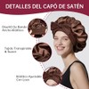 Tubos para Cabello Sin Calor: 3 Piezas Heatless Curls con