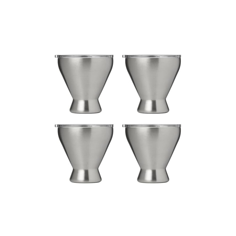 Cambridge EPCNY2ASTCB2DS 11 Oz Stainless Steel Insulated Cocktail Tumblers, Set