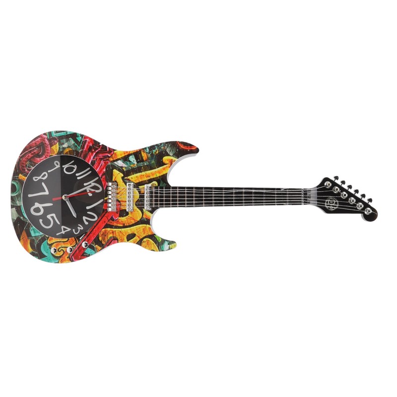 Guitar Wall Clock Simulation Time Accurate Guitar Clock Wall Decor