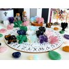 XIANNVXI 2Pcs 2" Crystal Angel Elephant Statue Healing Crystals Amethyst