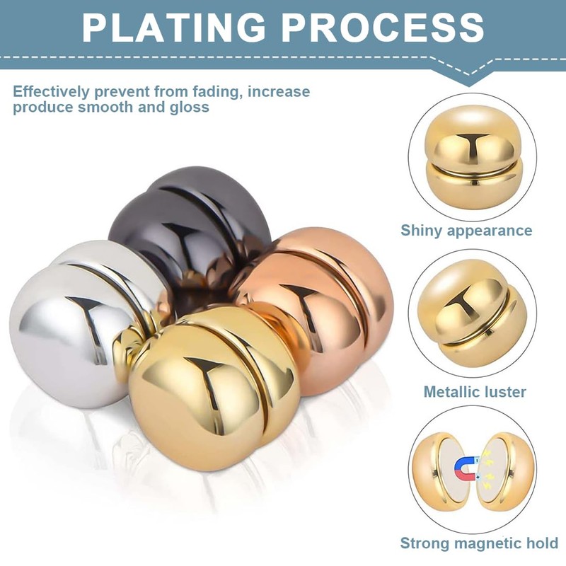 Pack of 13 Hijab Magnets, Hijab Magnetic Pins, Hijab Brooch,