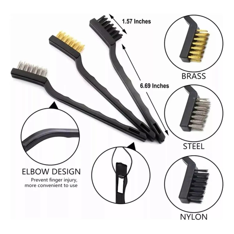 Kit De Limpieza De Coche Para Auto,cepillos De Limpieza 17pc