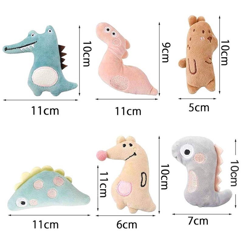 Set of 6, Cat Toy, Cat Toy, Cat Chew Toy,