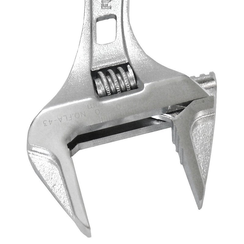 FUJIYA Tools, FLS-53G-F, Short Adjustable Wrench with Grip