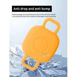 Case for Tile by Life360 Mate (2024) Bluetooth Tracker for Dog, Cat, Pets, Soft Silicone Protective Portable Scratch Shock Resistant，1 Orange+1 Mint Green.
