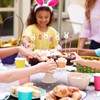 Easter Cocktail Picks - Decorative Easter Bunny and Eggs Long