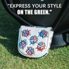 Aliennana Mallet Putter Headcover USA Style Magnetic Closure for LAB