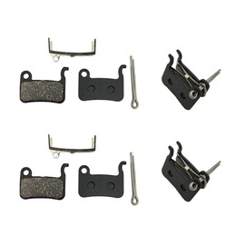 XYT WORLD 4 Pairs Bicycle Bike Disc Brake Pads for Shimano BR-S500 Alfine BR-M545 BR-S501 Alfine BR-M535 Deore BR-M585 Deore LX BR-M595 Deore BR-M596 Deore BR-M601 Hone BR-T605