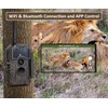 GardePro E7 WiFi Wildlife Camera, 64MP 1296P, Phone App, 100ft